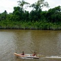 Habitants sur l’Amazone