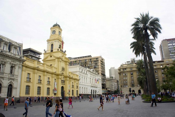 Plaza de Armas, où fut édifiée la ville