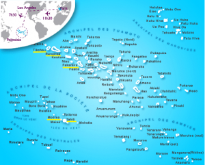 5. Carte de la Polynésie