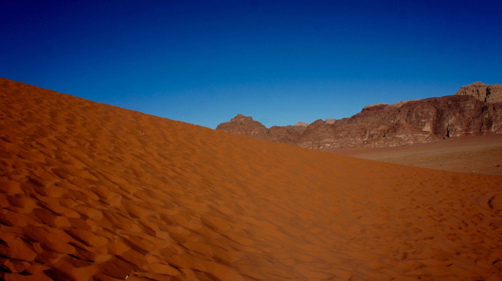Dune de sable rouge