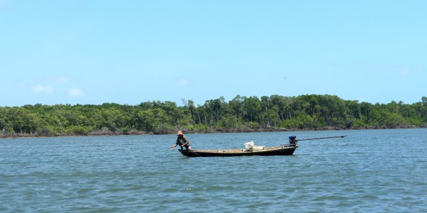 Les pêcheurs sur le Delta de Parnaiba