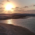 Coucher de soleil sur le Lagoa Bonita – Lençòis